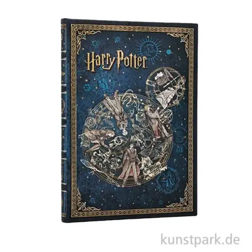 PAPERBLANKS Notizbuch - Harry Potter, Hogwarts, Blanko, 12 x 18 cm Echt