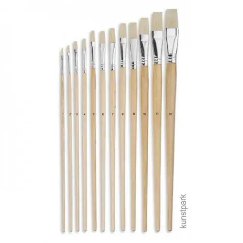 Pinselset BORST flach, 12-er Set allround Sonderangebot