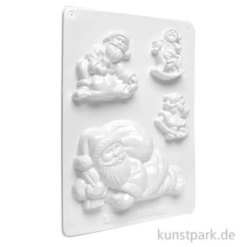 Gießform - Nikolaus Figuren Mengenrabatt