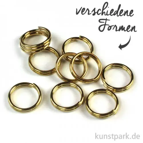 Neue Ware Spaltring - Gold