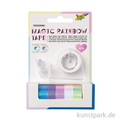 Im Trend Magic Rainbow Tapes IRISIEREND, 12 mm, 6 Rollen, je 2 m
