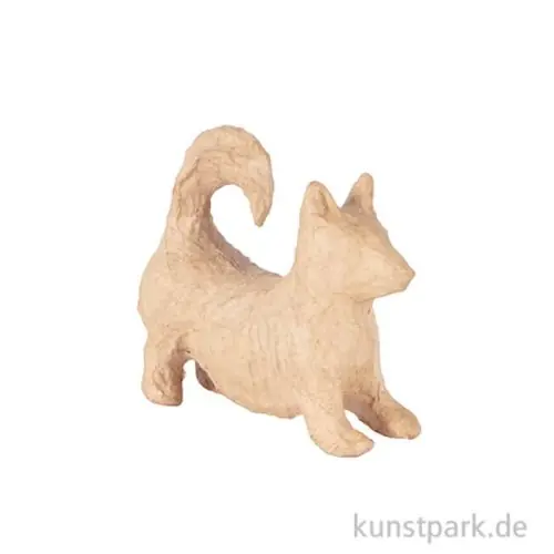 Pappmaché Hund, 11 x 4 x 10 cm Heute Kaufen