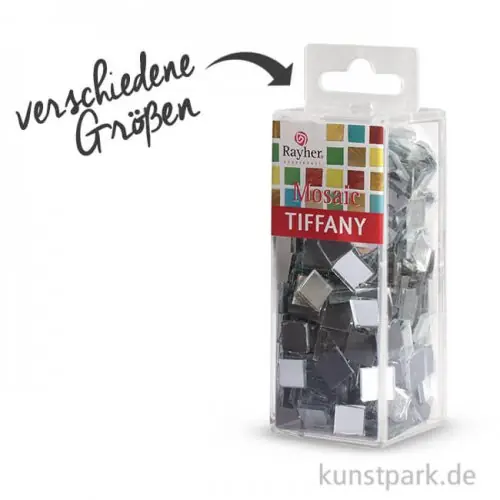 Spiegelmosaiksteine - Tiffany, 1x1 cm Schnäppchen
