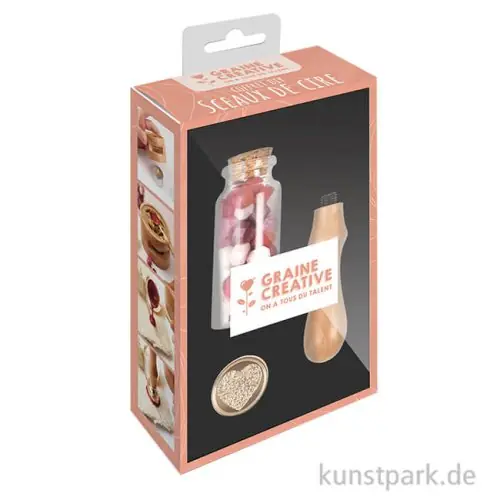 Versand Am Gleichen Tag Wachssiegel Set mit Siegel + Siegelwachs - Herz