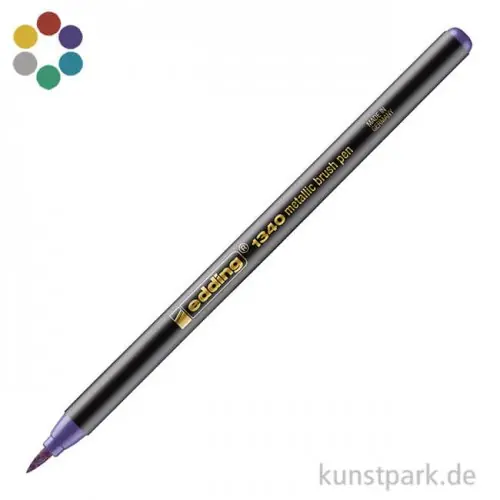 edding 1340 Brushpen - Metallic Preisreduziert