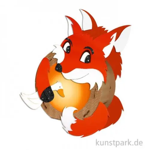 Abverkauf Laternen Bastelset - Fuchs