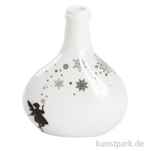 Original Good old friends - Mini Flaschenvase, Winter, Fee