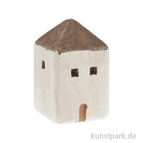 Holzdeko Haus 3 Maritim, 6 x 6 x 10 cm Meistverkauft