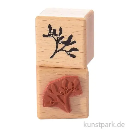 Sonderaktion Stempel - Mistelzweig, 3 x 3 cm