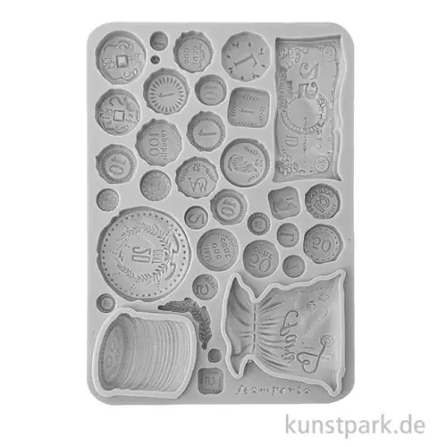 Stamperia Silikon Gießform - Venice City of Art Old Coins, A5 Gleich Bestellen