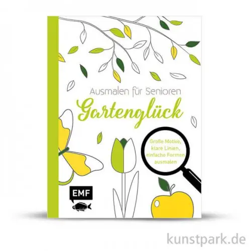 Handgefertigt Ausmalen für Senioren - Gartenglück, Edition Fischer