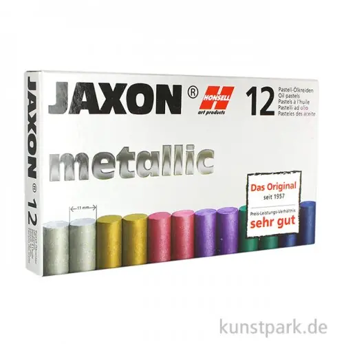JAXON Ölpastellkreide Metallic, 12 Stifte im Kartonetui Jetzt Zugreifen