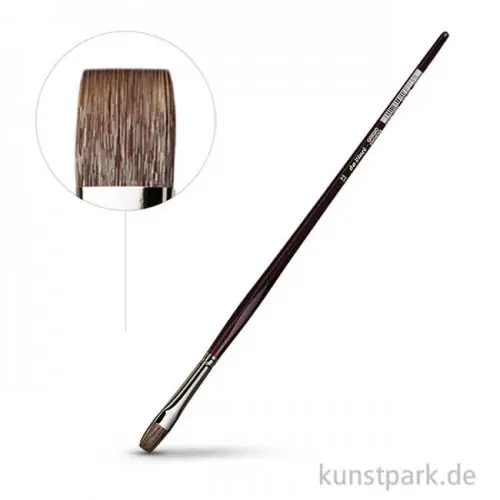 Exklusiv da Vinci Serie 7195 - Grigio Synthetik Flachpinsel