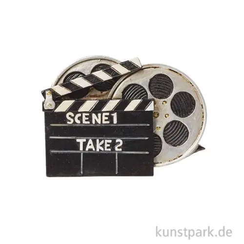 Bestpreis Mini Regieklappe mit Filmrollen, 7 cm