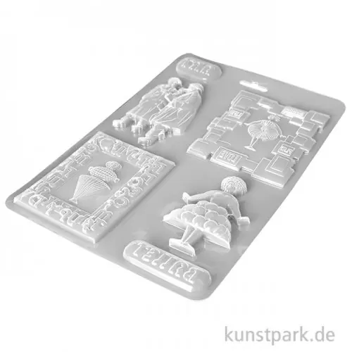 Stamperia Soft Mould (Gießform) - Bauhaus Art Ballet, DIN A4 Markenware