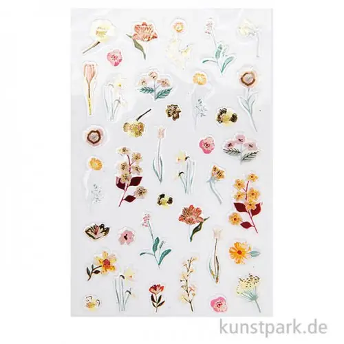 Top-Qualität Gelsticker - Nature Matters Rosa, 35 Stück sortiert