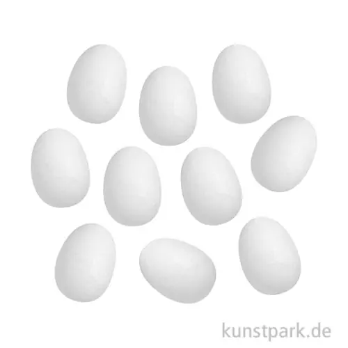 Styroporeier, Höhe 2,5 cm, 20 Stück Expressversand