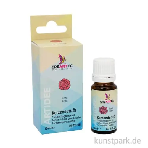 Handgefertigt Kerzenduft-Öl Rose, 10 ml