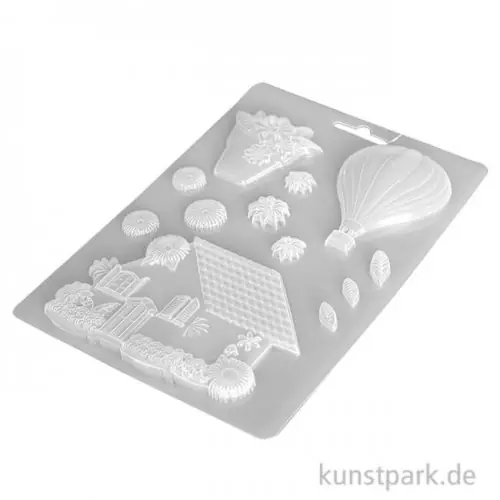 Stamperia Soft Mould (Gießform) - Create Happiness Home, House, A5 Sofort Bestellen