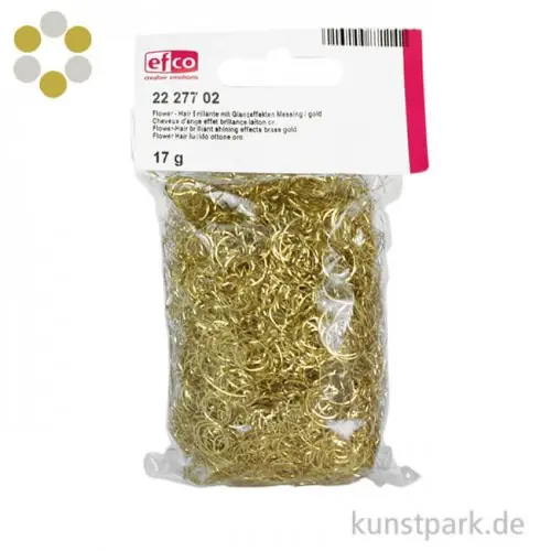 Exklusiv Engelshaar Flower-Hair mit Glanzeffekt 17g