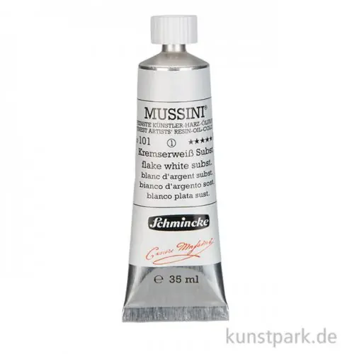 Schmincke MUSSINI Ölfarbe, 101 Kremserweiß Substitut, 35 ml Neu