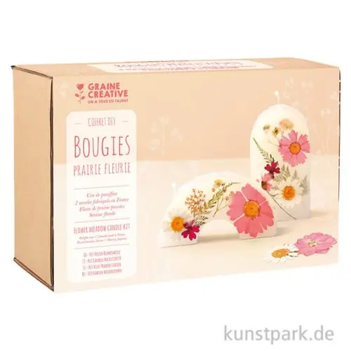 DIY Set - Kerzen mit gepressten Blumen Top-Seller