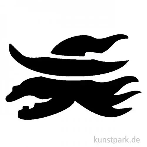 Bodypainting-Schablone - Hexe Neuheit