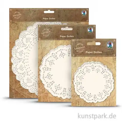 Vintage Paper Doilies, 30 Stück Kostenloser Rückversand