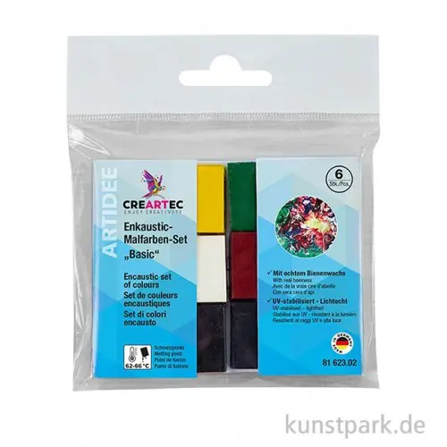 Encaustic Farben-Set - Basic - mit 6 Farben Top-Preis