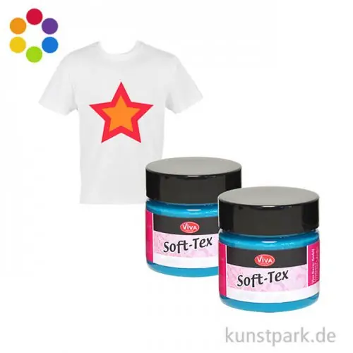 Viva Decor Soft-Tex Textilfarbe 45 ml Markenprodukt