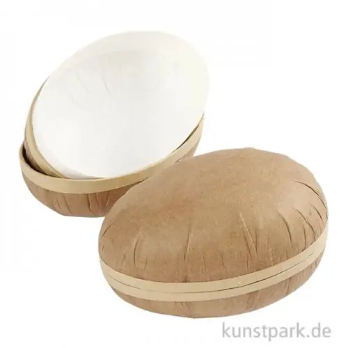 Zweiteiliges Ei aus Karton, 7 x 12 cm, 2 Stück im Set Kostenfreie Lieferung