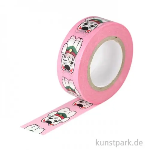Bestseller Washi Tape - Jardin Japonais, Winkekatzen, 10 m
