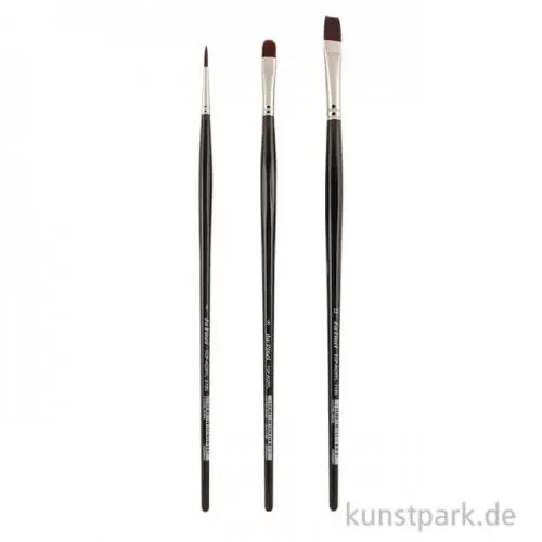 da Vinci Pinselset TOP-ACRYL 3 Pinsel für Kunst und Hobby Sonderaktion