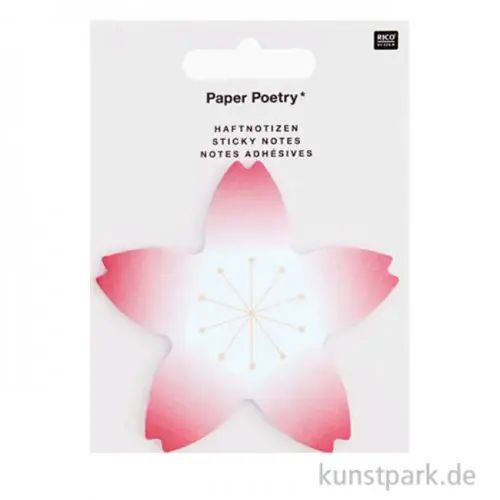 Mengenrabatt Haftnotizen - Sakura, Kirschblüten, 50 Blatt