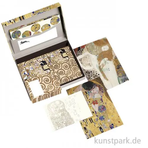Kostenloser Versand PEPIN Briefpapier Set - Gustav Klimt