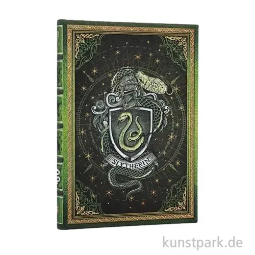 PAPERBLANKS Notizbuch - Harry Potter, Slytherin, Blanko, 12 x 18 cm Highlight