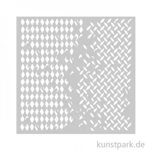 Stamperia Schablone - Around the World Double Texture, 18 x 18 cm Top-Qualität