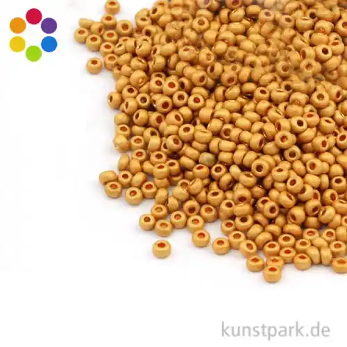 Metallic-Rocailles matt - 2,6 mm - 17 g Heißes Angebot