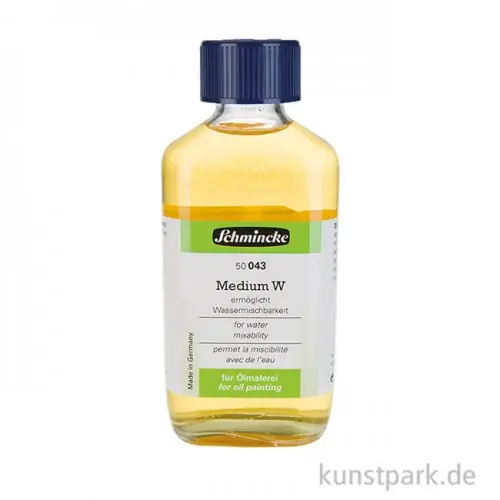 Schmincke Medium W - Wassermischbarkeit für Ölfarben Kostenfreie Lieferung