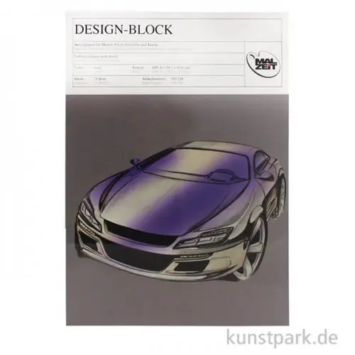 Design-Block für Marker, 75 Blatt, 70g Geprüft