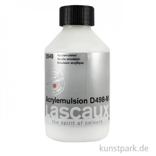 Lascaux Acrylemulsion D 498-M, 250 ml Exklusiv