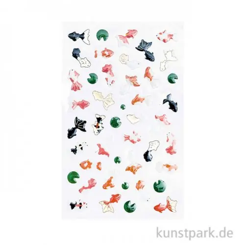 Gelsticker - Jardin Japonais, Kois & Lotus Neuheit
