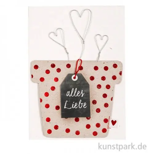 Must-Have Good old friends - Blumentopf Karte, Alles Liebe