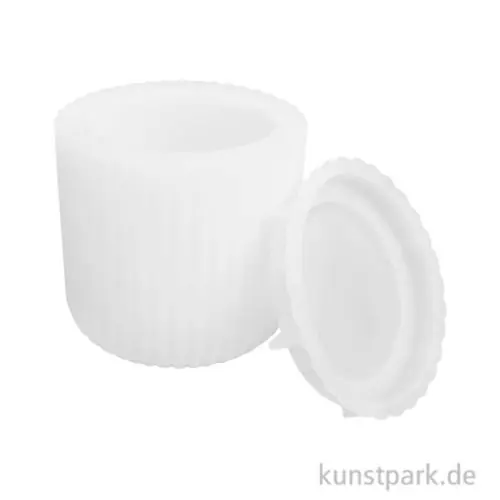 Silikonform Topf mit Deckel, Gerippt, 7,8 cm x 8 cm Jetzt Zugreifen