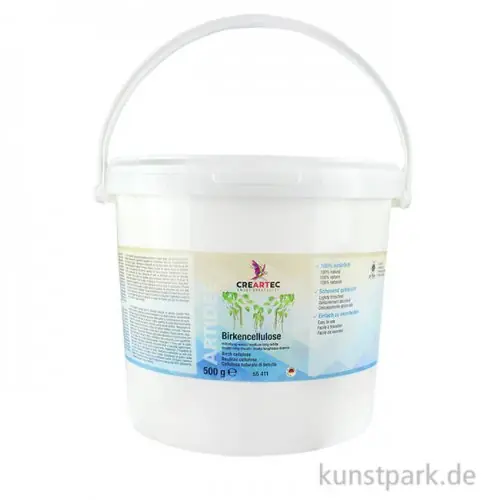 Im Trend Cellulose mittellang - weiße Birkefasern, 500 g