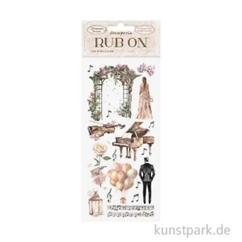 Sofort Bestellen Stamperia Rub On Transferfolie - Romance Forever Arch