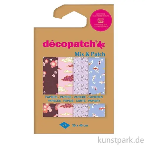 Highlight DECOPATCH Papiere - Mix & Patch, Reise nach Japan