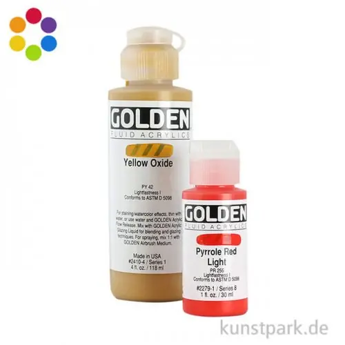 Mega-Angebot GOLDEN Fluid Acrylfarben