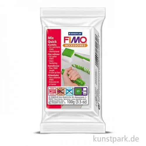 FIMO Mix Quick - Knethilfe, 100 g Neue Kollektion