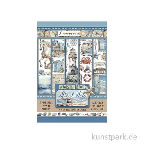 Gleich Bestellen Stamperia Washi Pad - Silent Sea, 8 Blatt, A5